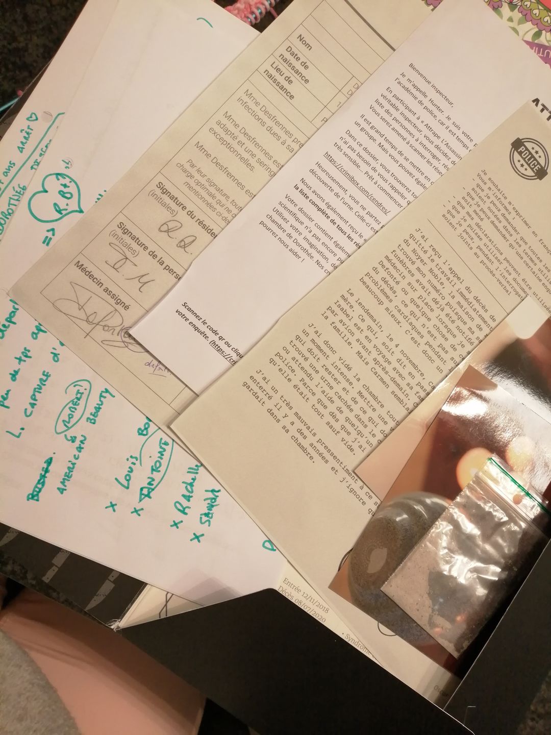 Customer photo review of Dossier Cendres (analogique)