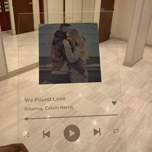 Customer photo review of Plaque personnalisée