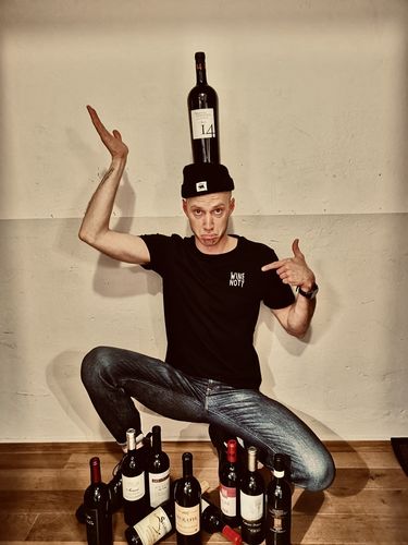 Customer photo review of WINE NOT - Bio Shirt Herren