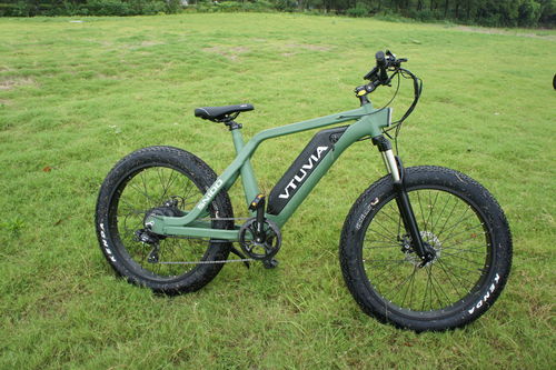 Customer photo review of VTUVIA SN100 26 Inch Fat Tire Electric Bike, 750W Motor and 48V 13AH Samsung Removable Battery-2BIKES $100 OFF