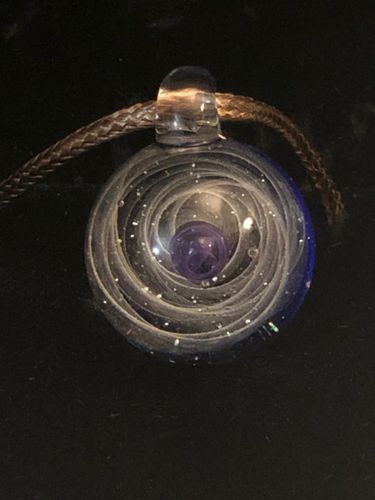 Customer photo review of ZenTone Galaxy Glass Pendant