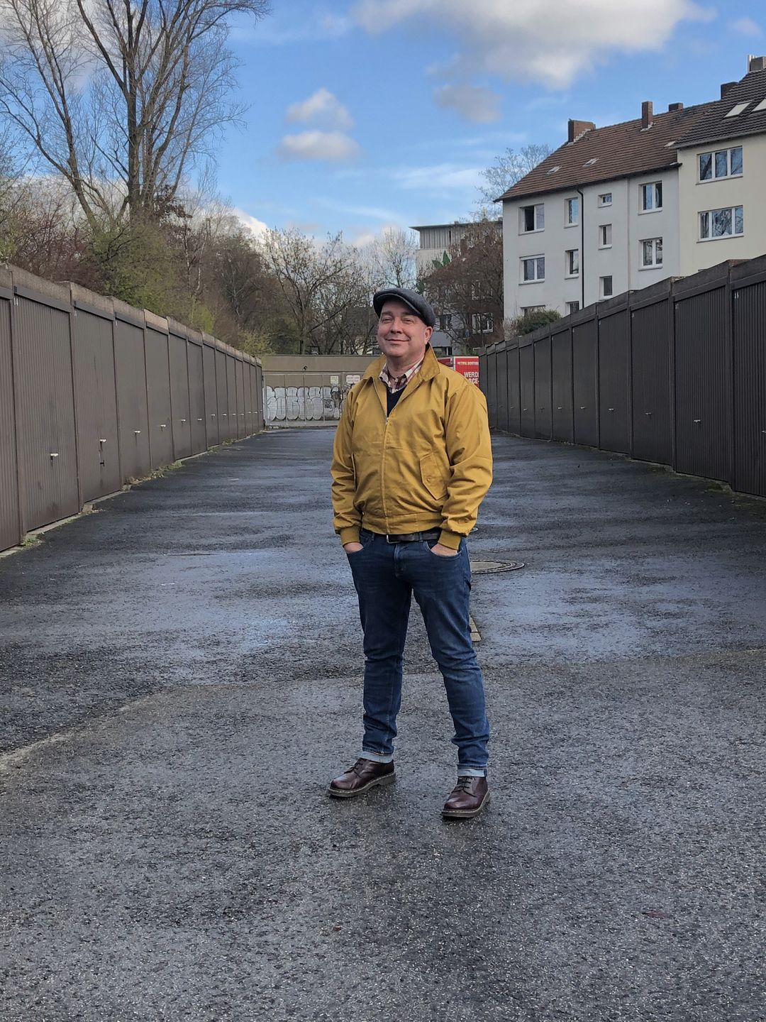Customer photo review of **NEW**  Harrington Jacket - MUSTARD