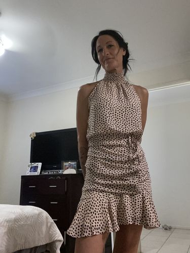 Customer photo review of Pip Dress - Leopard