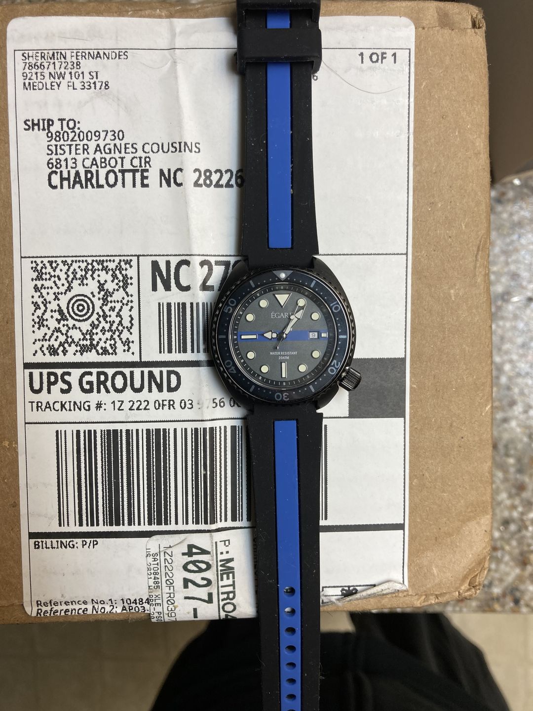 Customer photo review of Thin Blue Line - Men