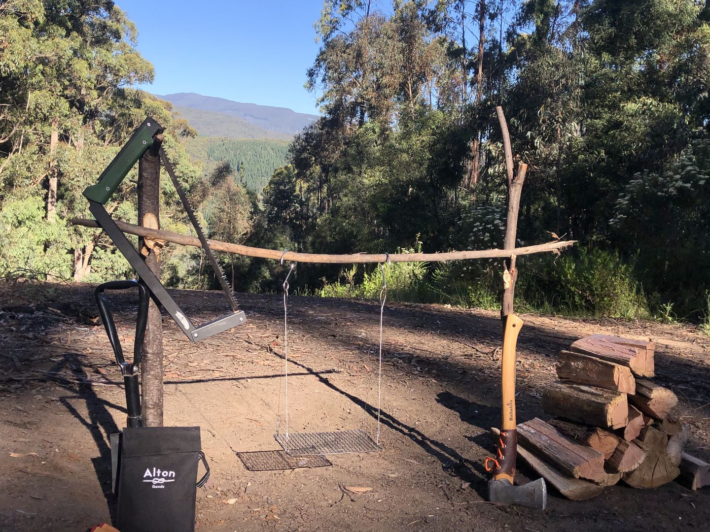 Customer photo review of Ultralight Grill Hangers