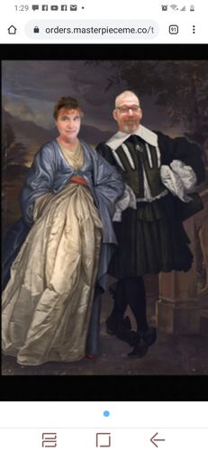 Customer photo review of The Midnight Stroll - Custom Canvas