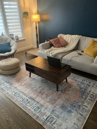 Customer photo review of Distressed Vintage Pissarro Terracotta Sky