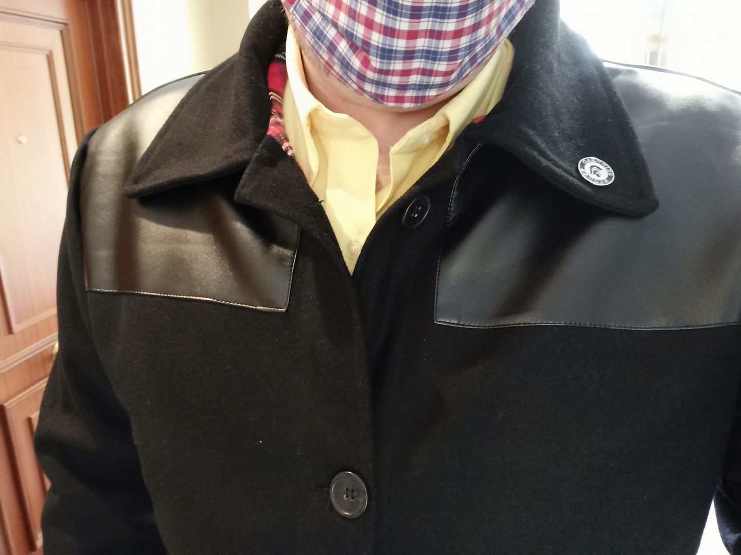 Customer photo review of Donkey Jacket with PVC - Black