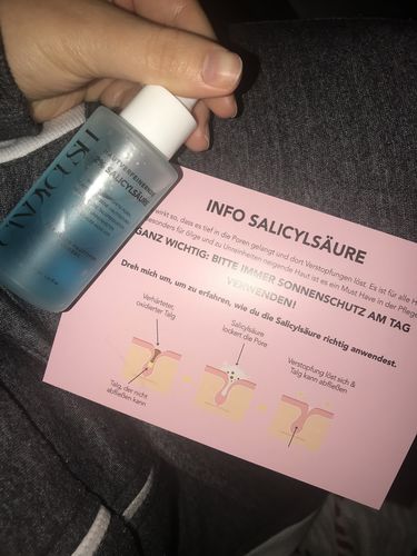 Customer photo review of Salicylsäure BHA 2% 40ml