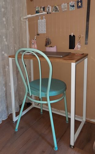 Customer photo review of Escritorio industrial MIMA 70 x 40 Blanco