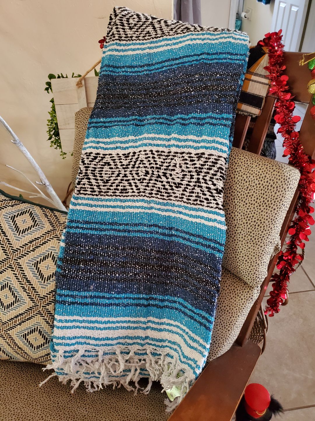 Customer photo review of Striped Falsa Blanket