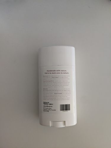 Customer photo review of Lavender Natural Deodorant