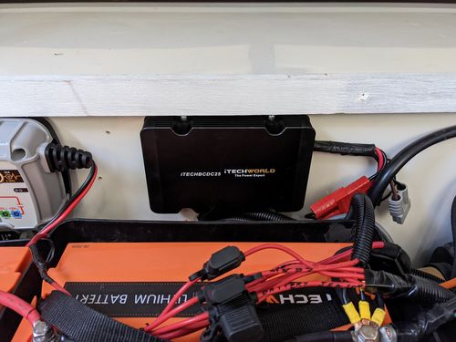 Customer photo review of iTECH120X 12V 120Ah Lithium Ion Battery LiFePO4 Deep Cycle Camping RV Solar