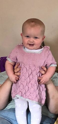 Customer photo review of Baby Mystery Knitting Box