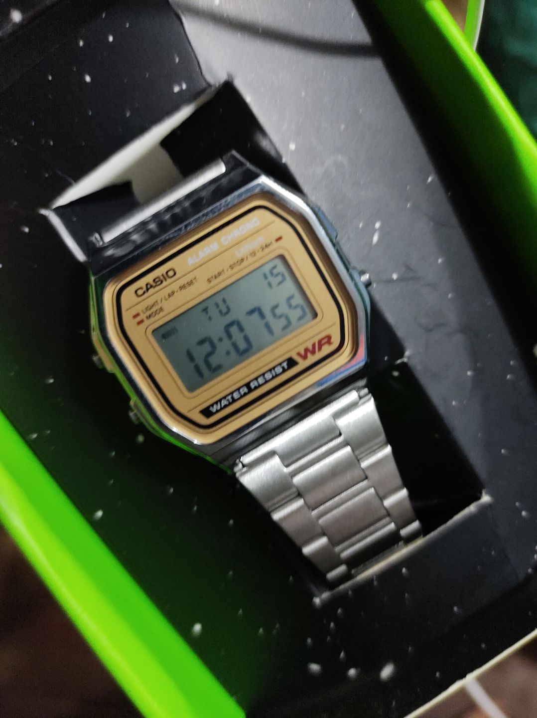 Customer photo review of Reloj Casio Vintage A158WEA-9EF Plateado [EXCLUSIVO]