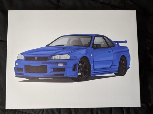 Customer photo review of Custom Car Portrait