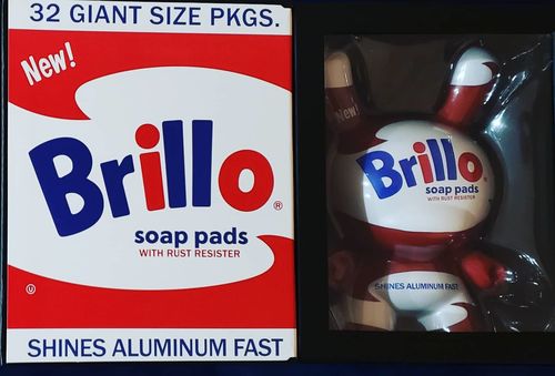 Customer photo review of Brillo Masterpiece 8" Dunny by Andy Warhol x Kidrobot
