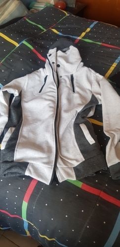 Customer photo review of Casual Fleece Bomber Jackets