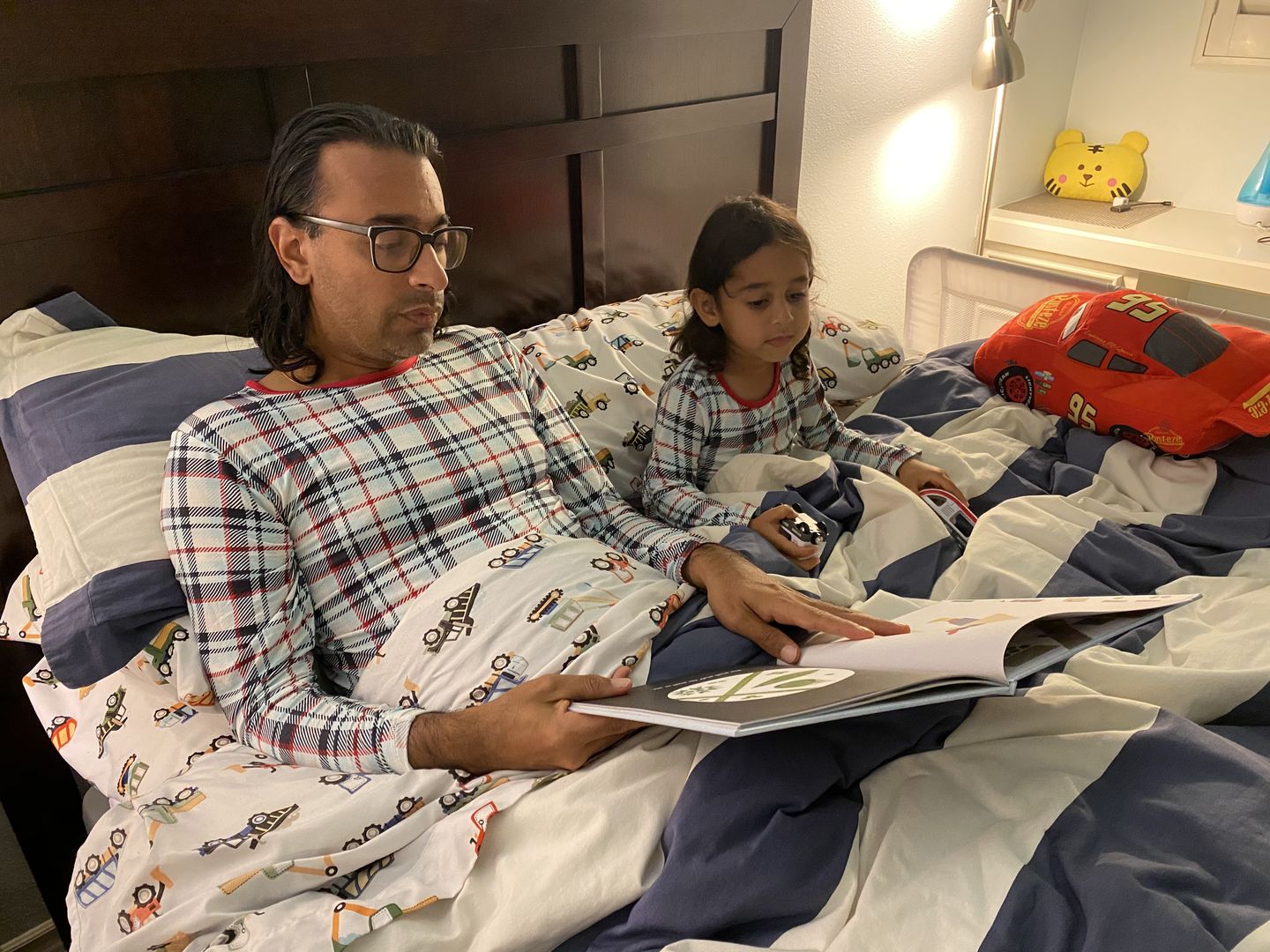 Customer photo review of Limited Edition! Holiday Plaid Bamboo Men's Pajama Set