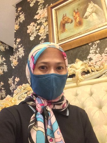 Customer photo review of [SUPER SECRET] Face Mask Stripe Series