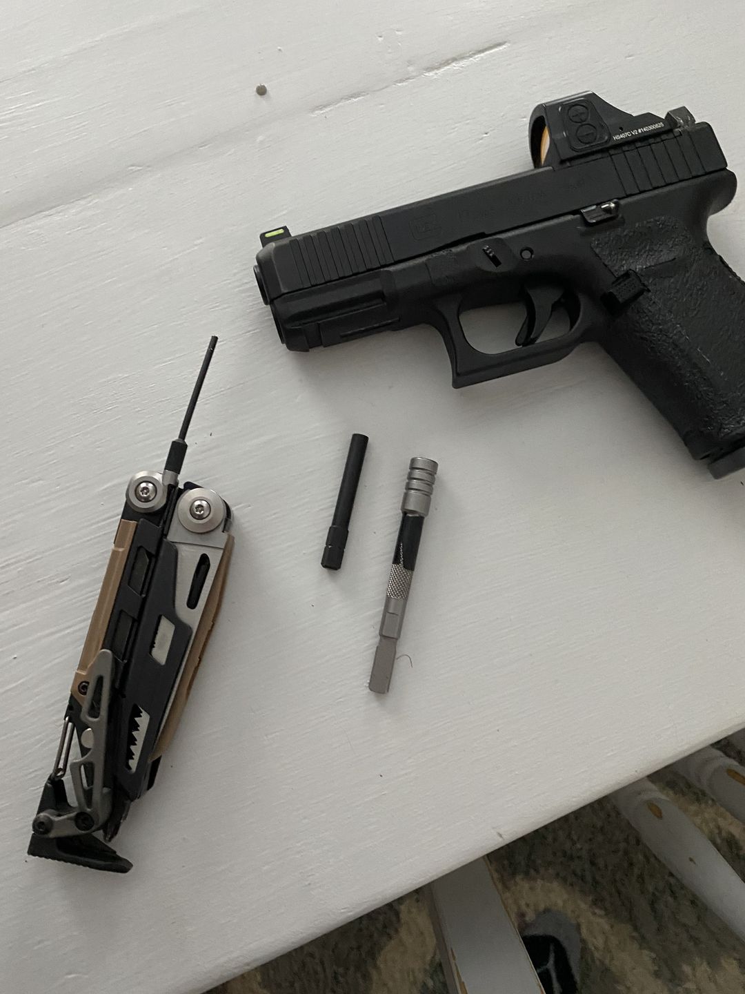 Customer photo review of Glock Front Sight Tool