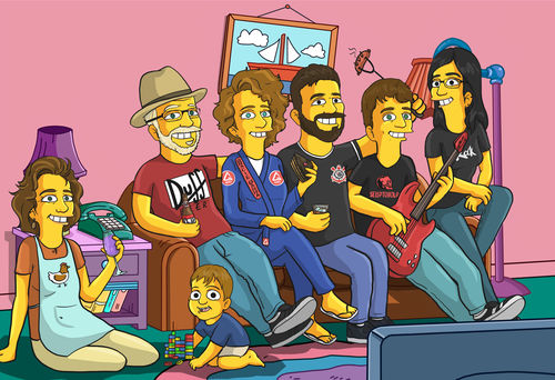 Customer photo review of RETRATO EM ARQUIVO DIGITAL FAMILIA AMARELA