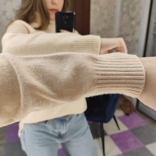 Customer photo review of Jillian Turtleneck Sweater