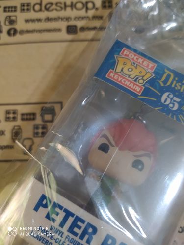 Customer photo review of FUNKO POP pocket keychain Disney : Peter Pan 65 aniversario