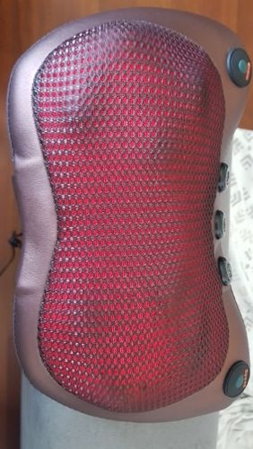 Customer photo review of Portable Heated Electric Shiatsu Lower Back Massager