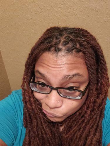 Customer photo review of Entire Peculiar Roots Locs & Natural Hair Box (PRE-ORDER)