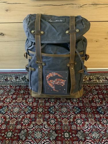 Customer photo review of Rucksack mit Patch (🌲)