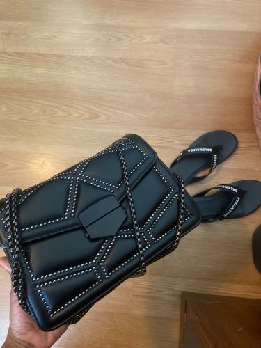 Customer photo review of Rivet Crossbody Bag