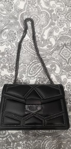 Customer photo review of Rivet Crossbody Bag