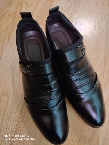 Customer photo review of Business Formal Leather Dress Shoes