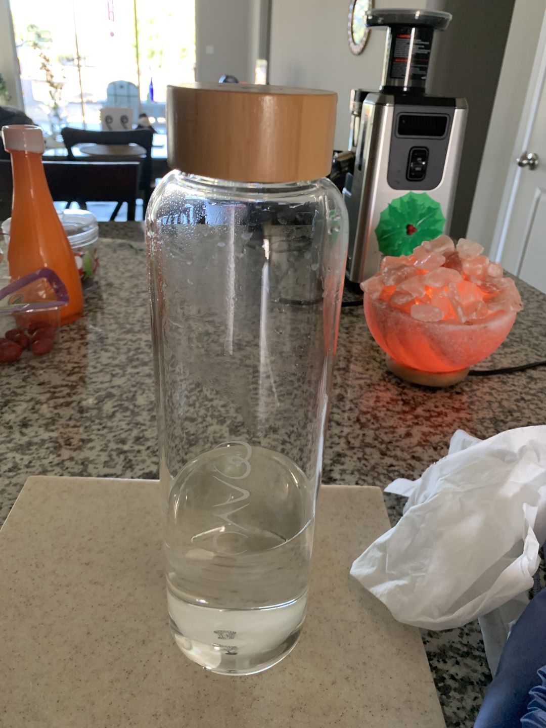 Customer photo review of Pure Glass Bottle