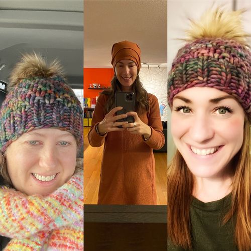 Customer photo review of The Spectrum Toque
