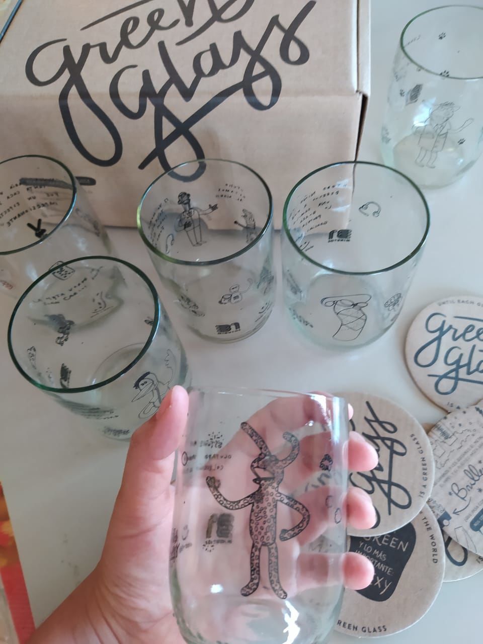Customer photo review of Pack Estudio 31 Minutos Juegos de 6 Vasitos 200 Ml