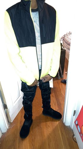 Customer photo review of Multi Color Backin Skinny Fit Denim Bleach Wash (M4961DA)