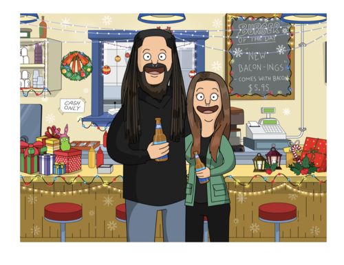 Customer photo review of Personalized Bob’s Burgers Custom Portrait