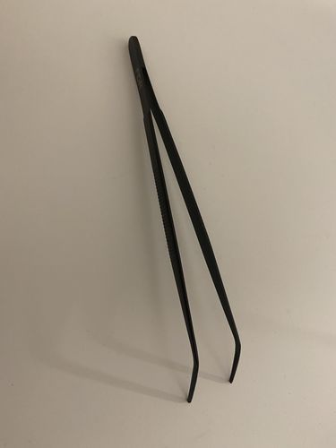 Customer photo review of SuperFine® Angled Tip Chef's Tweezers (Small - 14cm/5.12")