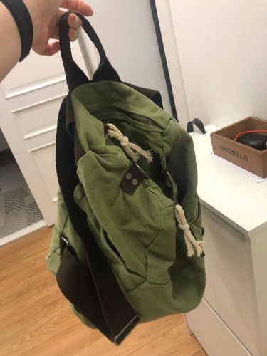 Customer photo review of Venus Canvas Backpack