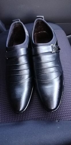 Customer photo review of Business Formal Leather Dress Shoes