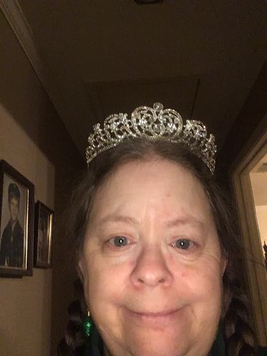 Customer photo review of Royal Heart Tiara