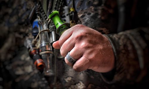 Customer photo review of Men's Silicone Duck Band Ring