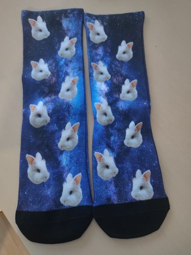Customer photo review of Nogavice s tvojim mačkom
