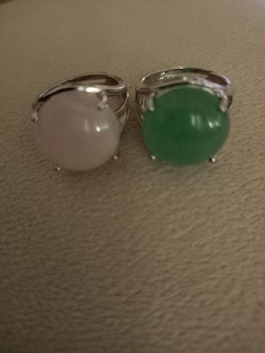 Customer photo review of BAGUE RÉGLABLE AVENTURINE