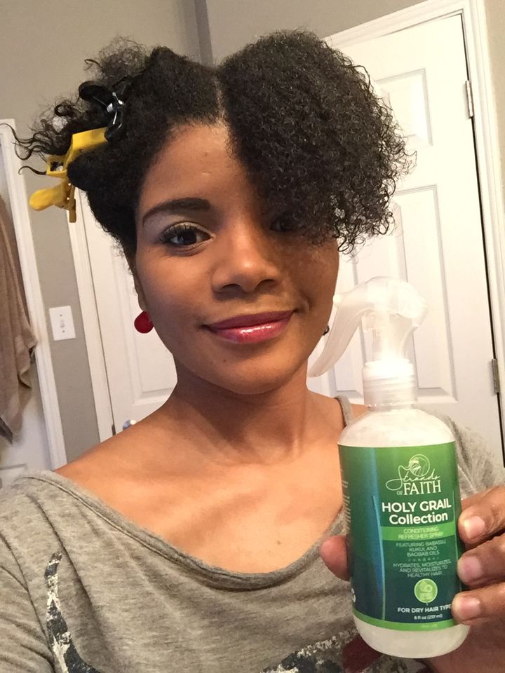 Customer photo review of Conditioning Refresher Spray