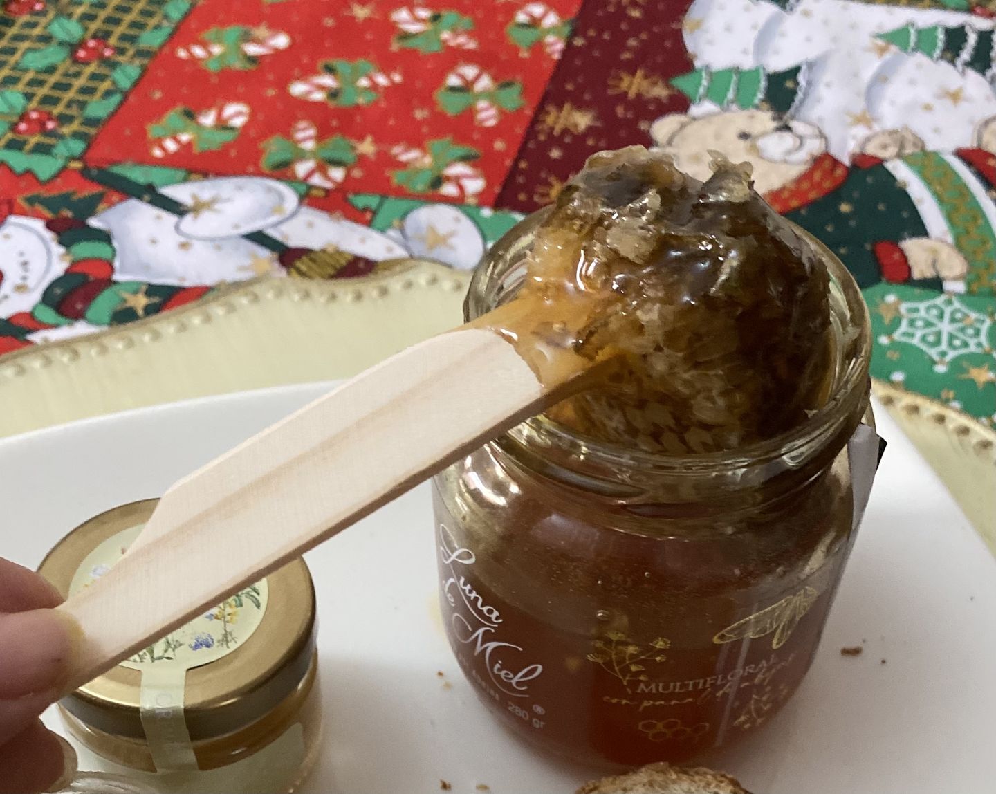 Customer photo review of Luna de miel con panal de abejas