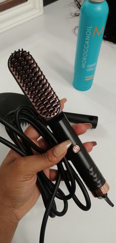 Customer photo review of HC Mini Hot Straightener Brush