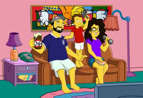 Customer photo review of RETRATO EM ARQUIVO DIGITAL FAMILIA AMARELA